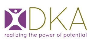 DKA Inc. Logo -  with motto, realizing the power of potential