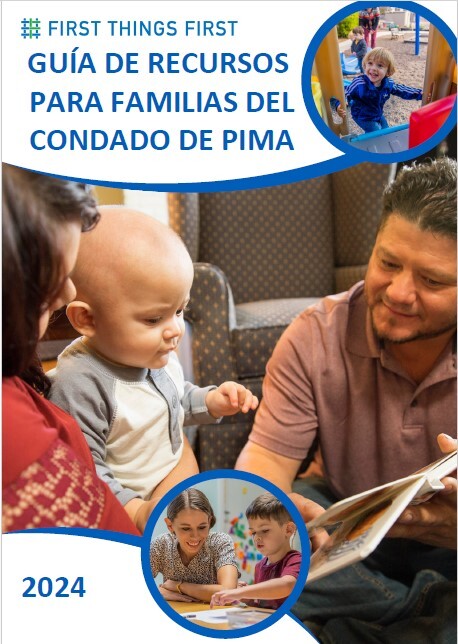 Cover of Pima County Family Resource guide in Spanish