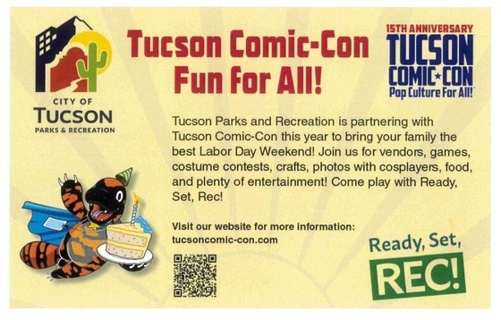 Parks and rec comic Con Flyer