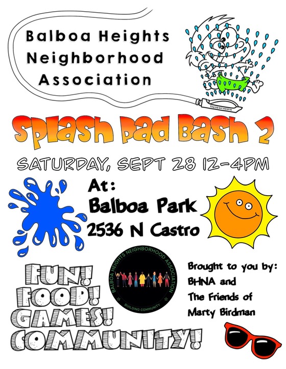 Graphic for Balboa Heights Splash bash