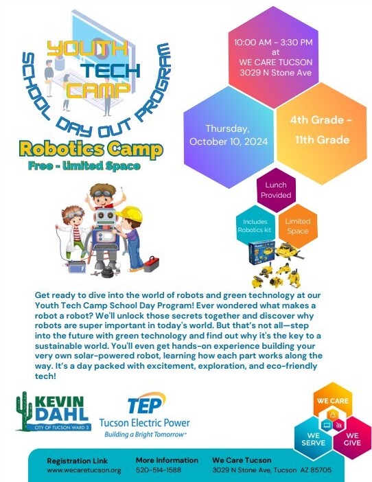 We care Robotics Flyer