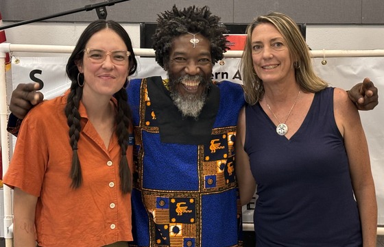 Photo of Marlene Avelino, Hassan Clement, and Katie Bolger.