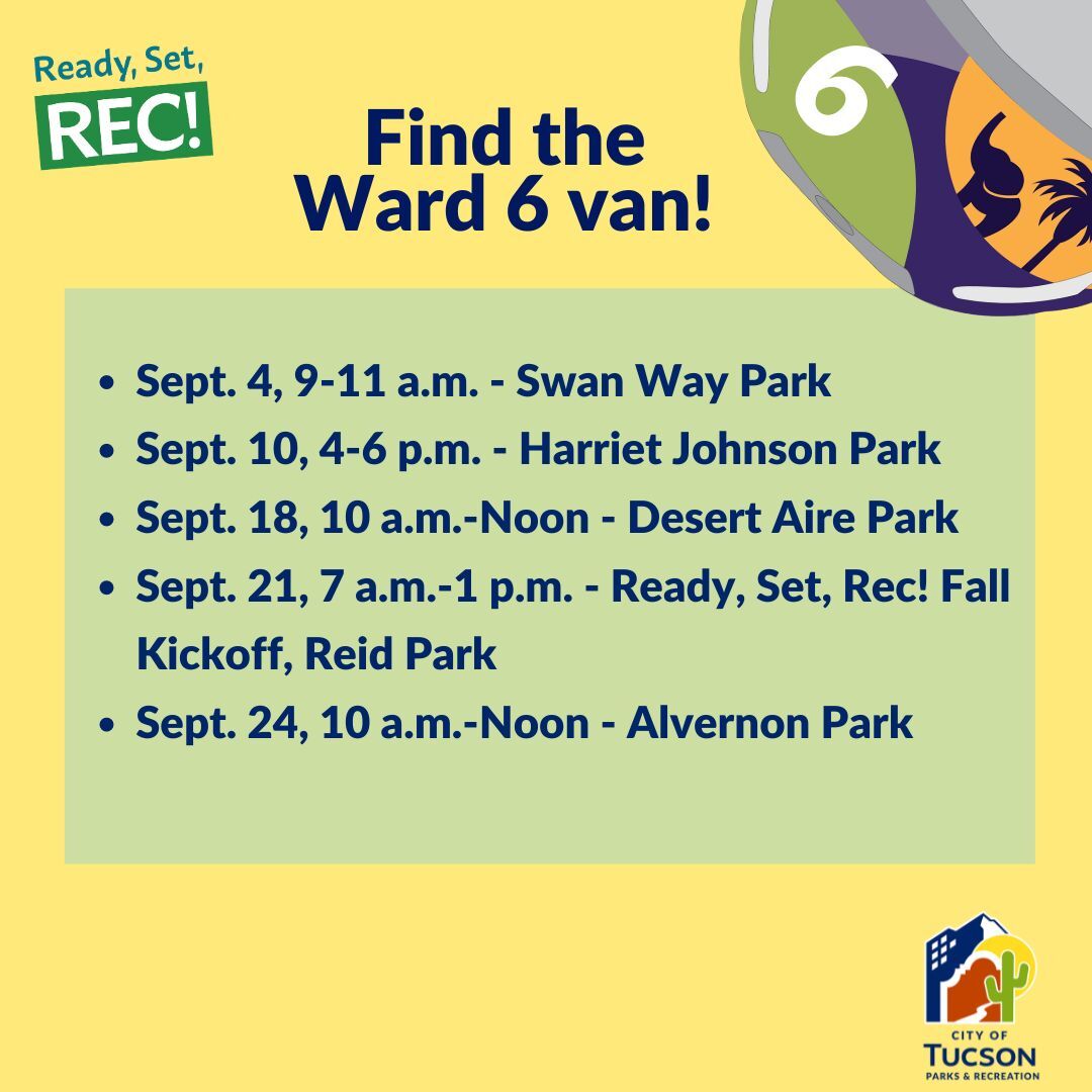 Ready, Set, Rec Ward 6 Van 