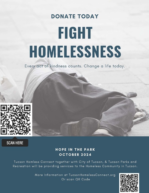 Hope in the Park - Fight Homelessness Flyer