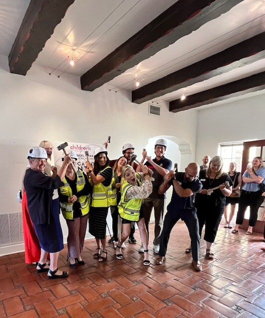 Tucson Children's Museum folks during the ground breaking of  the new Angel Charity for Children Education Center  