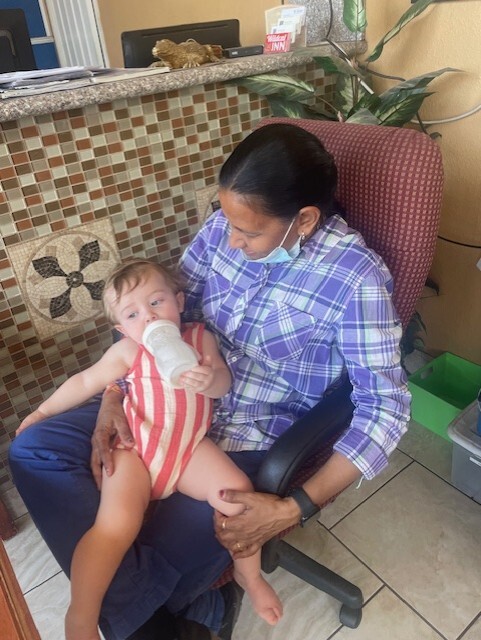 Photo of Baby Alice at the Wildcat Inn