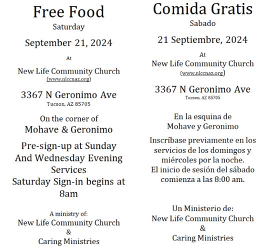 Food 4 life Flyer