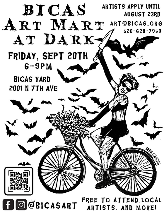 Flyer for Bicas Art Mart