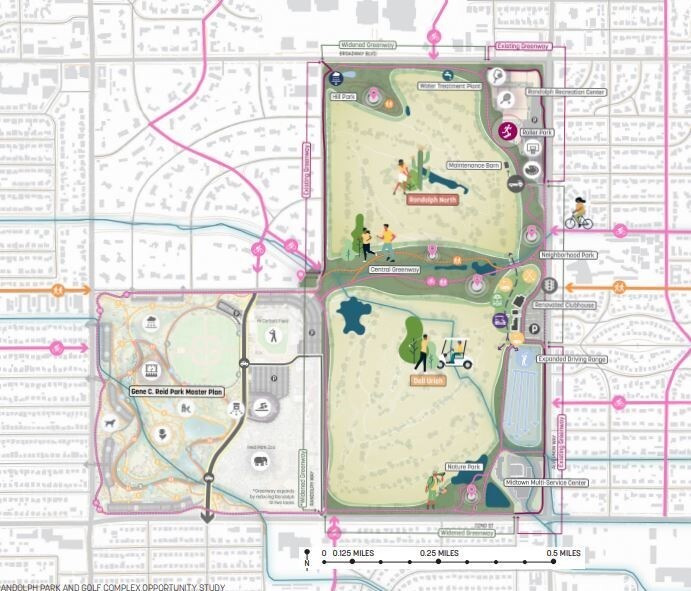 Randolph Park and Golf Complex Map