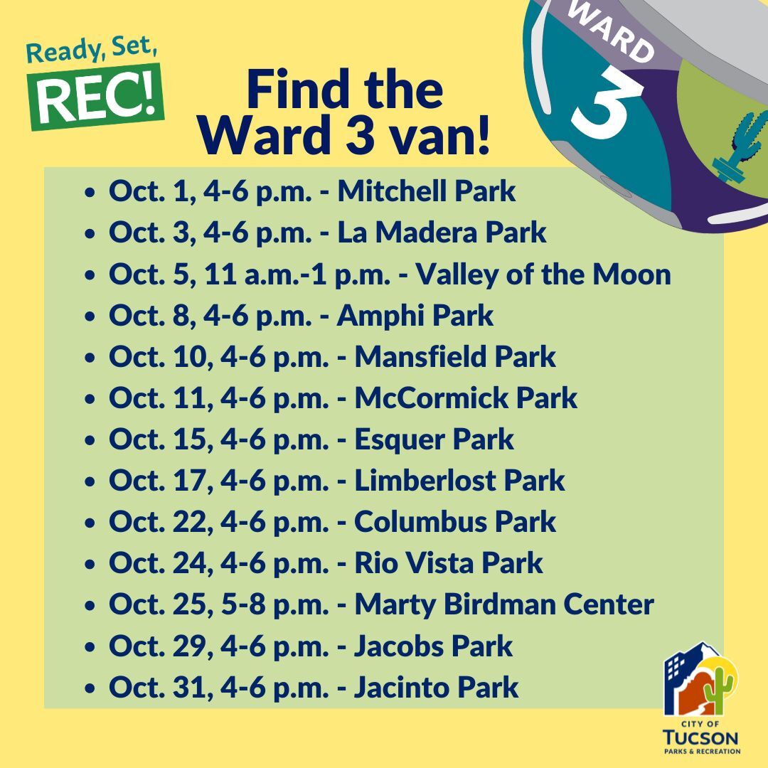 Graphic for Ready Set Rec in October