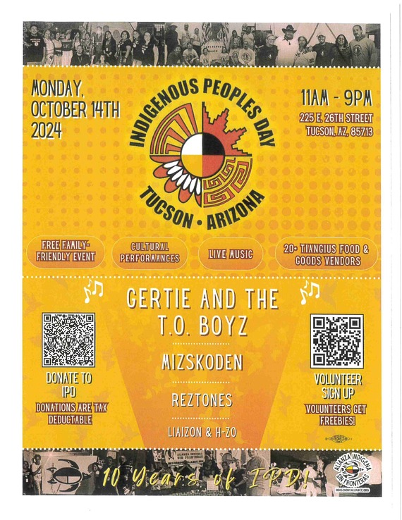 Indigenous Peoples Day Poster- Click the image to go to the web page