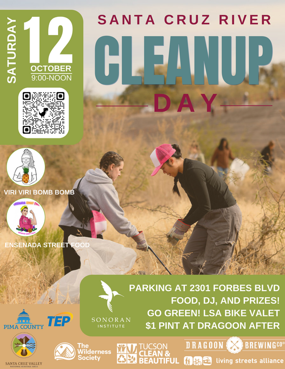 Flyer for Santa Cruz River clean up