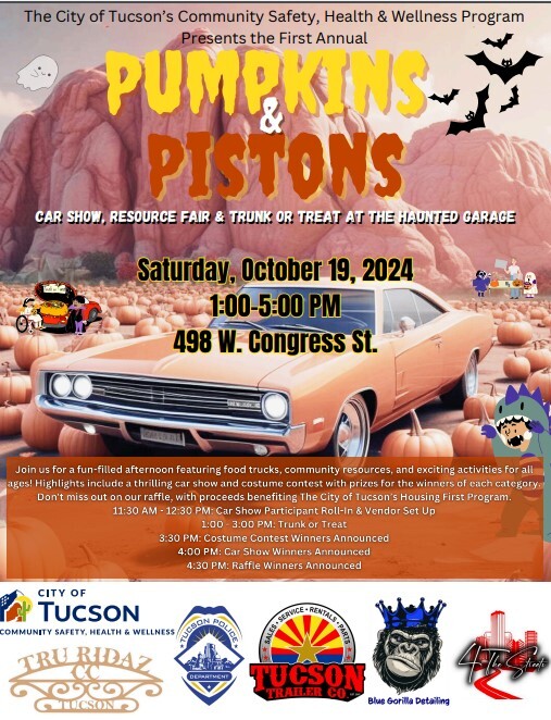 Flyer for Pumpkins and Pistons on October 19.