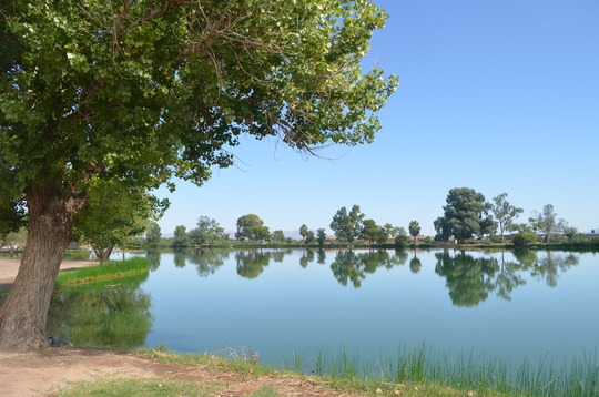 Lake at Columbus Park
