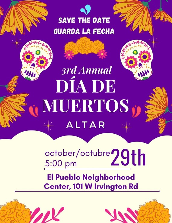 Dia De Muertos Altar Flyer