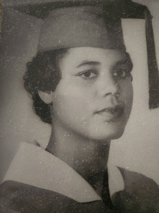 Photo of Doris Thompson as a Highschool graduate