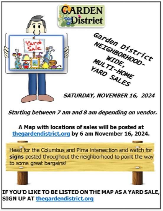 Garden District Plant Swap flyer