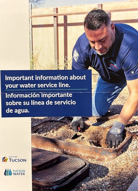 Photo of the interior of the Tucson Water pamphlet