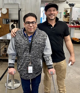 Gabriel Holguin with Paul Anders-Stout 