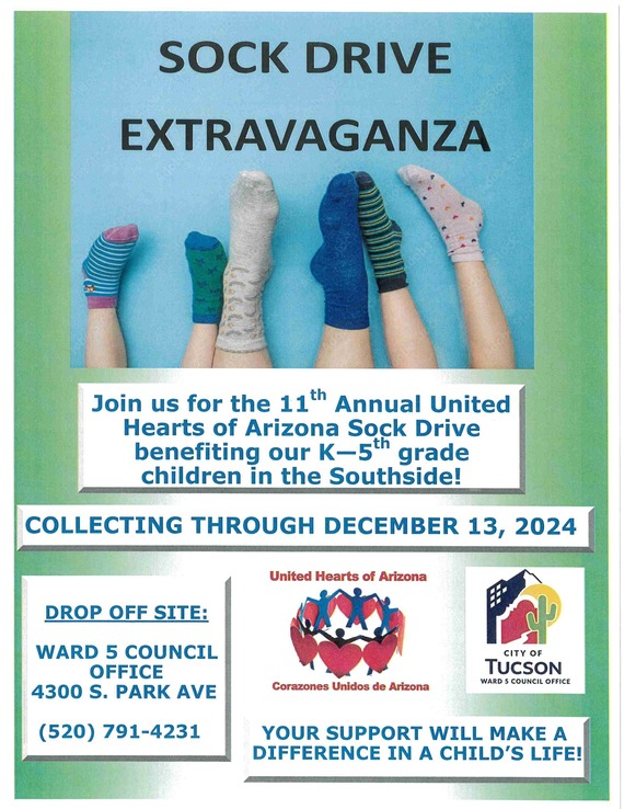 Sock Drive Extravaganza Flyer 