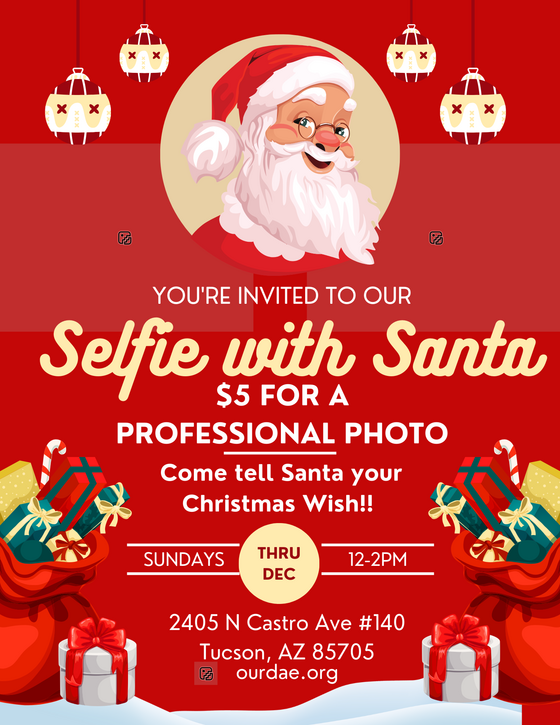 Selfie with Santa flyer