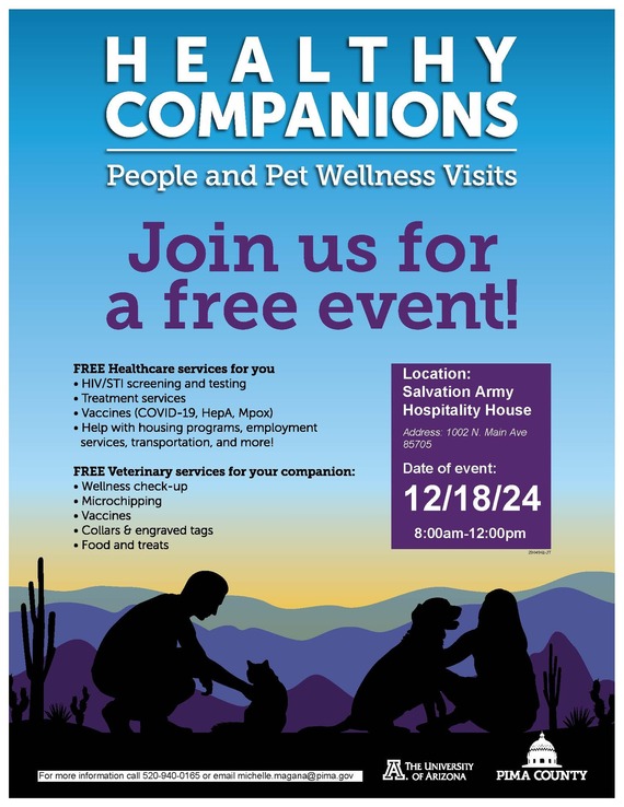 Healthy Companions Clinic Flyer