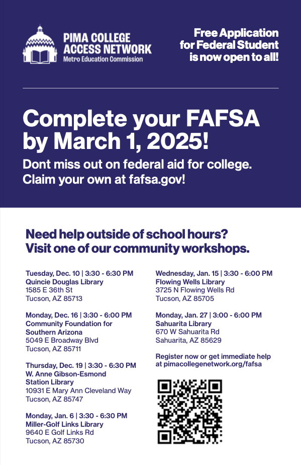 FAFSA workshop Graphic