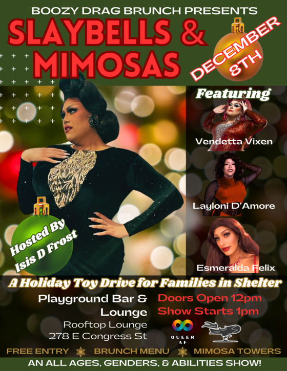 Slay bells Toy drive flyer