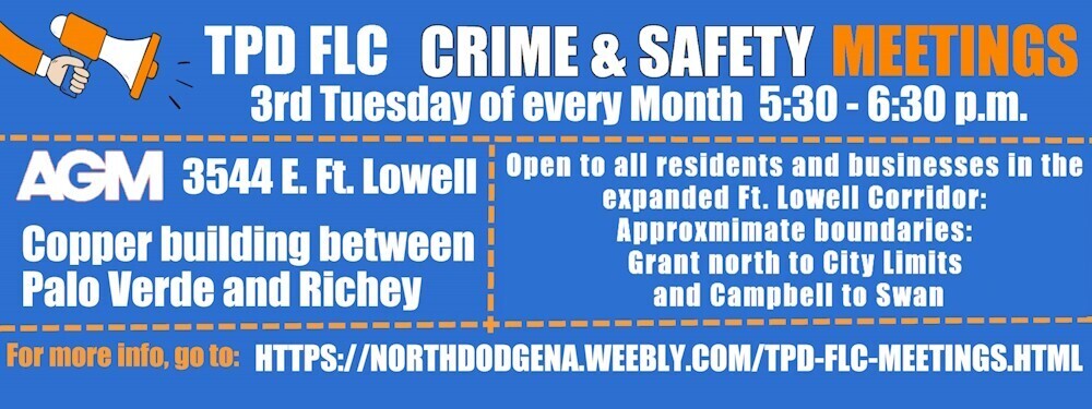 Crime and safety meetings graphic