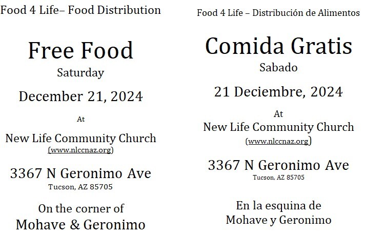 Food for life Free Food Flyer