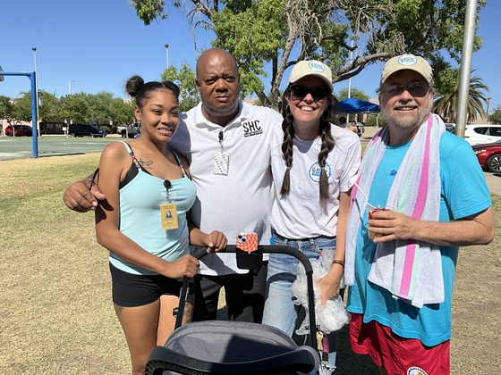 Photo of the Ward 3 Team in June.