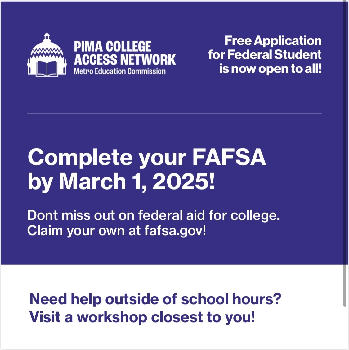 FAFSA Workshop