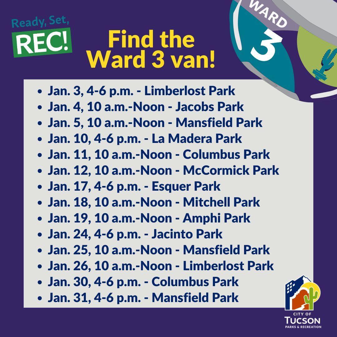 Ready set rec graphic for January