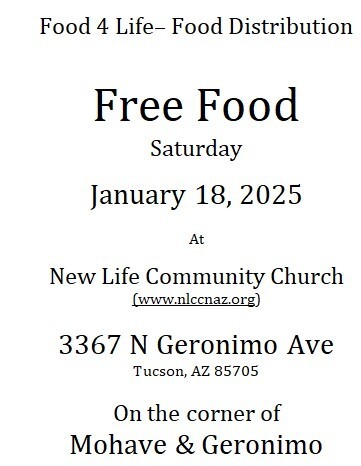Food 4 Life distribution Flyer