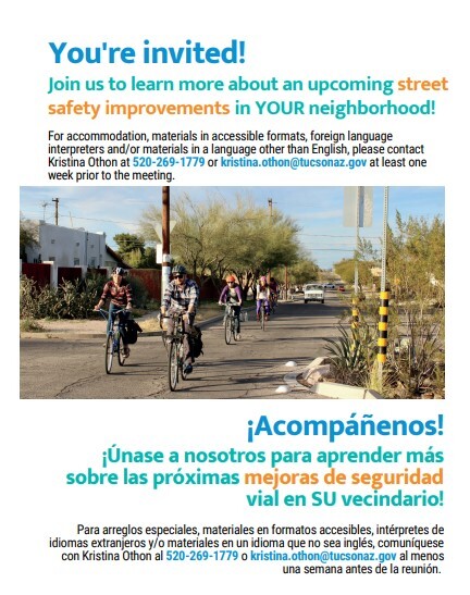 Palo verde bike lane graphic