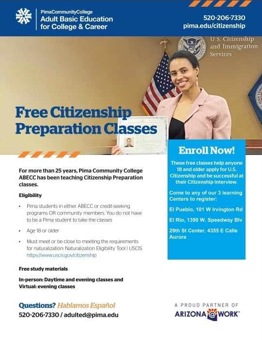 Citizenship class flier