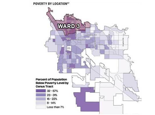 Poverty Map of Tucson