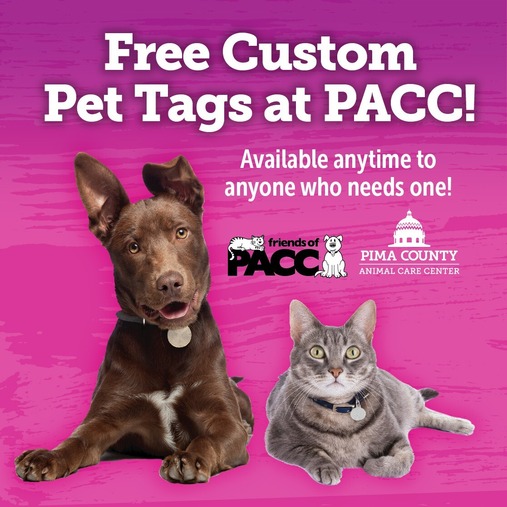 Free Custom Pet Tags at PACC 