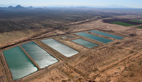 photograph of water basins in avra valley