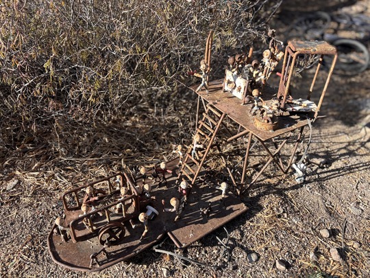 photo of Jerry Hall mini sculpture