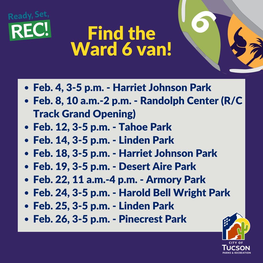 Ward 6 Ready, Set, Rec! Van in February 
