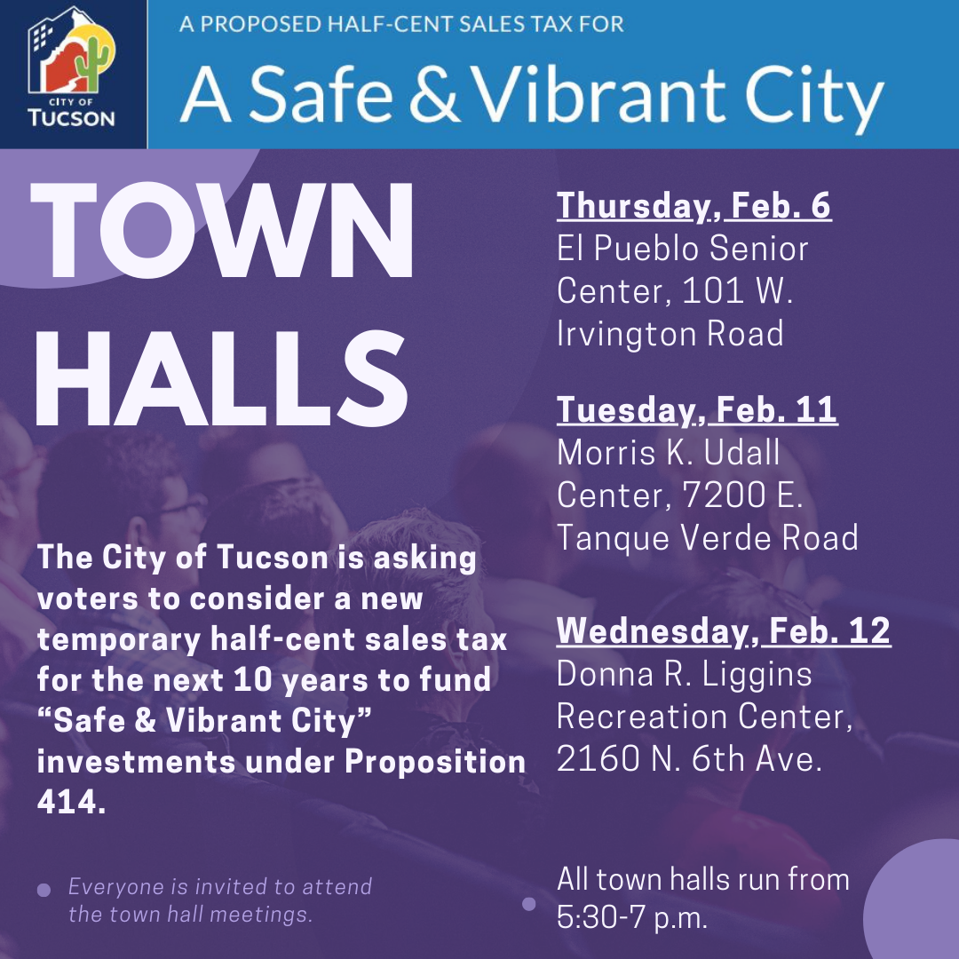 Town Hall Meetings Event Flyer