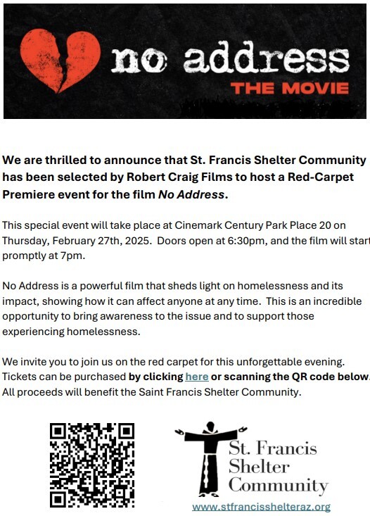 No Address the movie Flier