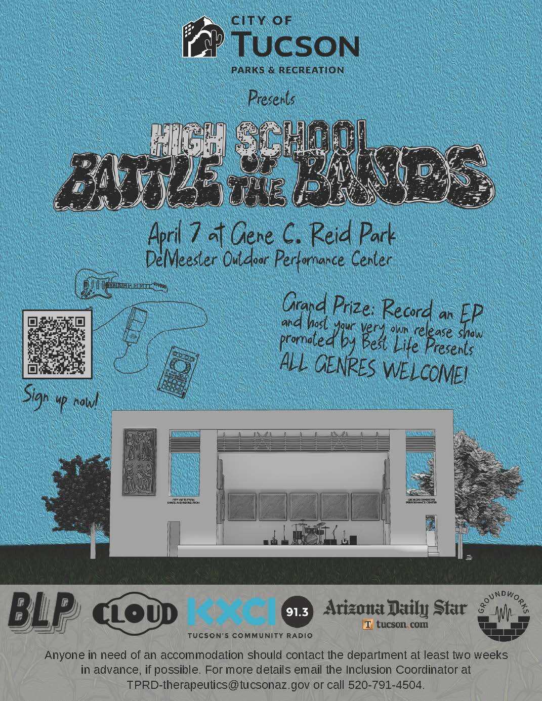 Flyer to Battle of the Bands