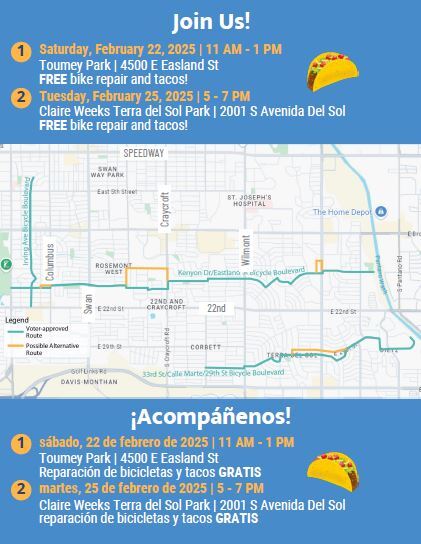 FLYER ON BICYCLE BLVD