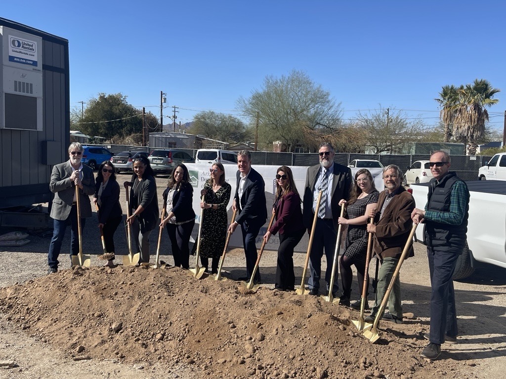 Photo of The groundbreaking of Amazon hotel including partners.