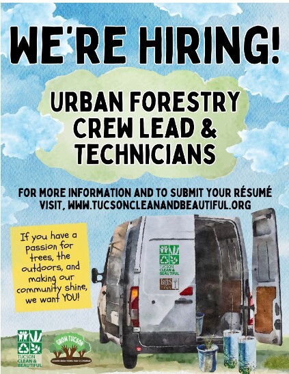 We're hiring flyer