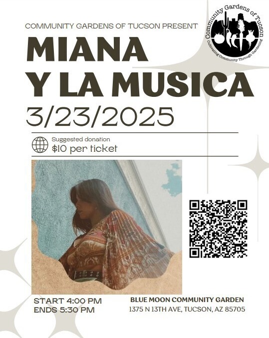 Music Festival at Blue Moon Community Garden Graphic