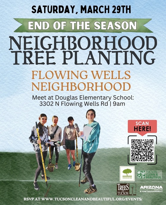 Neighborhood Tree Planting Graphic