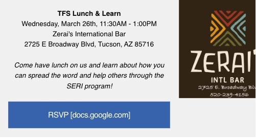 TFS Lunch and Learn Graphic